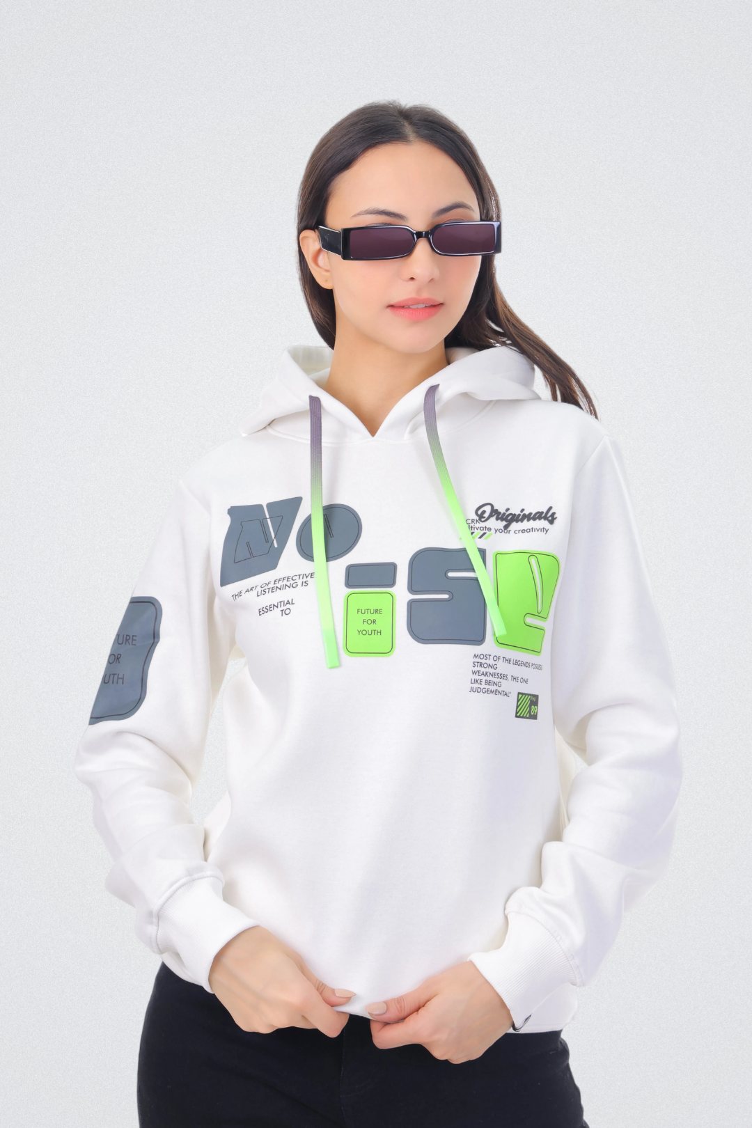 Noise Graphic Hoodie