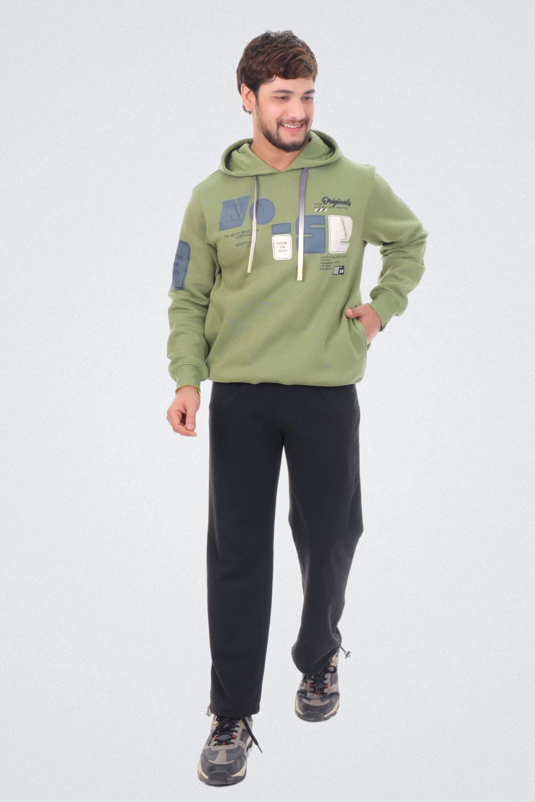 Noise Graphic Hoodie