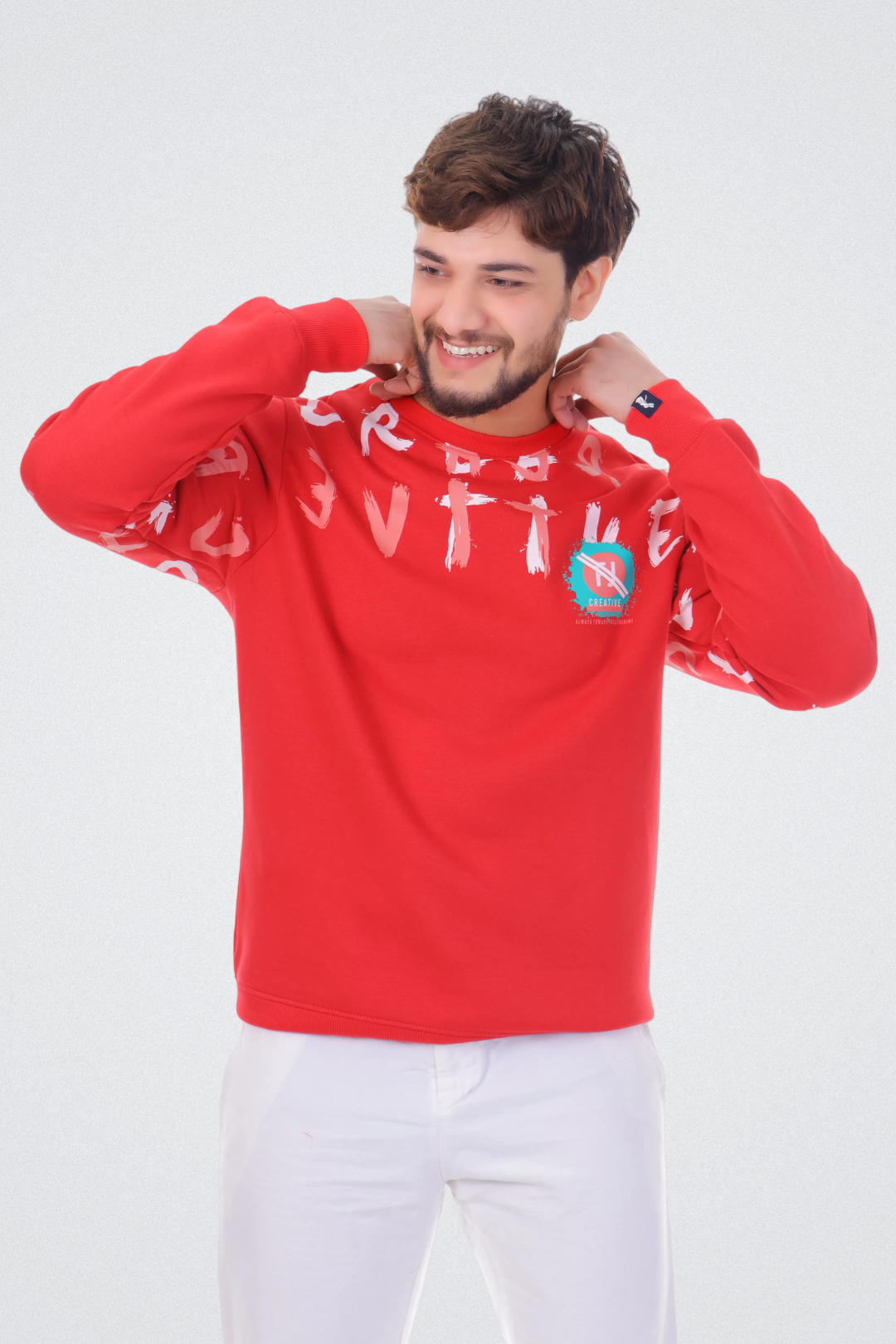 Creative Graphic Print Sweatshirt