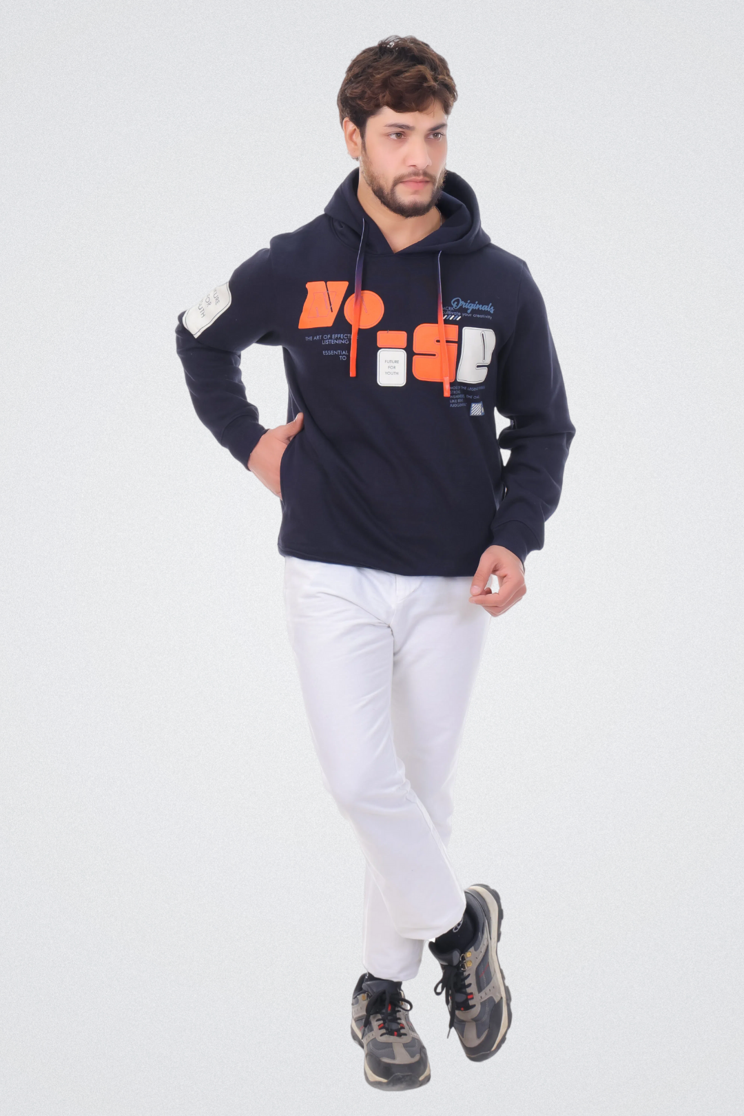Noise Graphic Hoodie