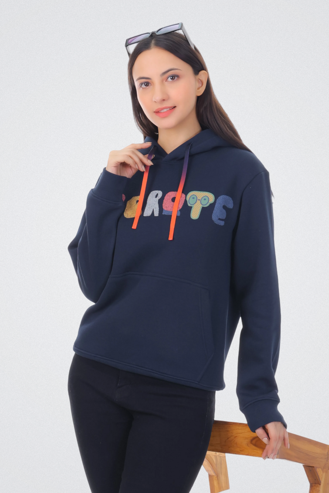 Typo Graphic Hoodie