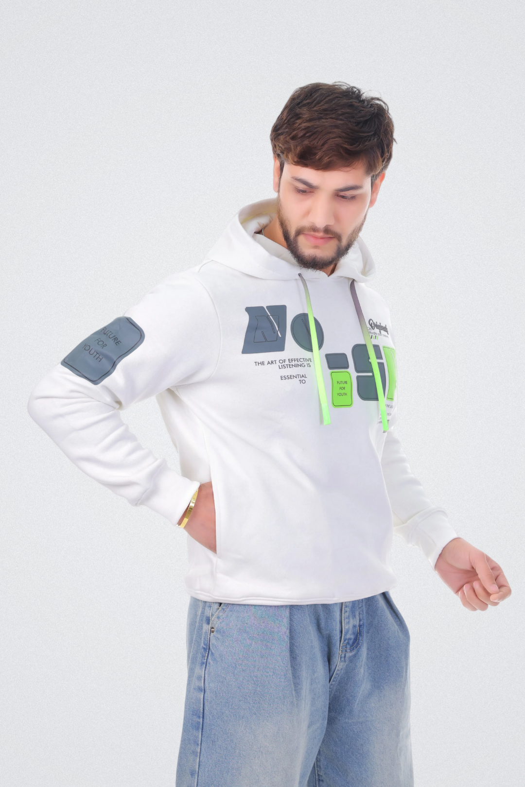 Noise Graphic Hoodie