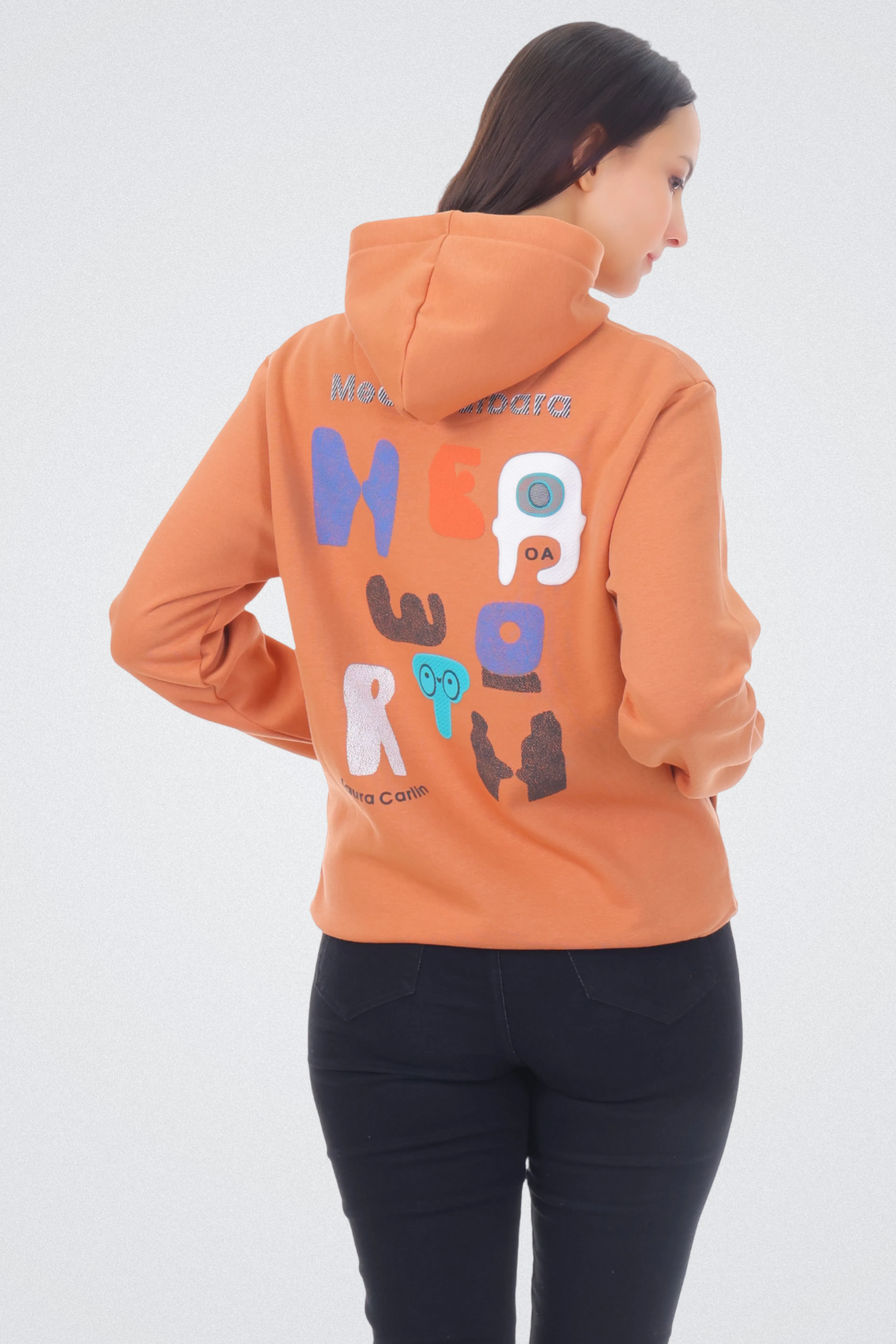 Typo Graphic Hoodie