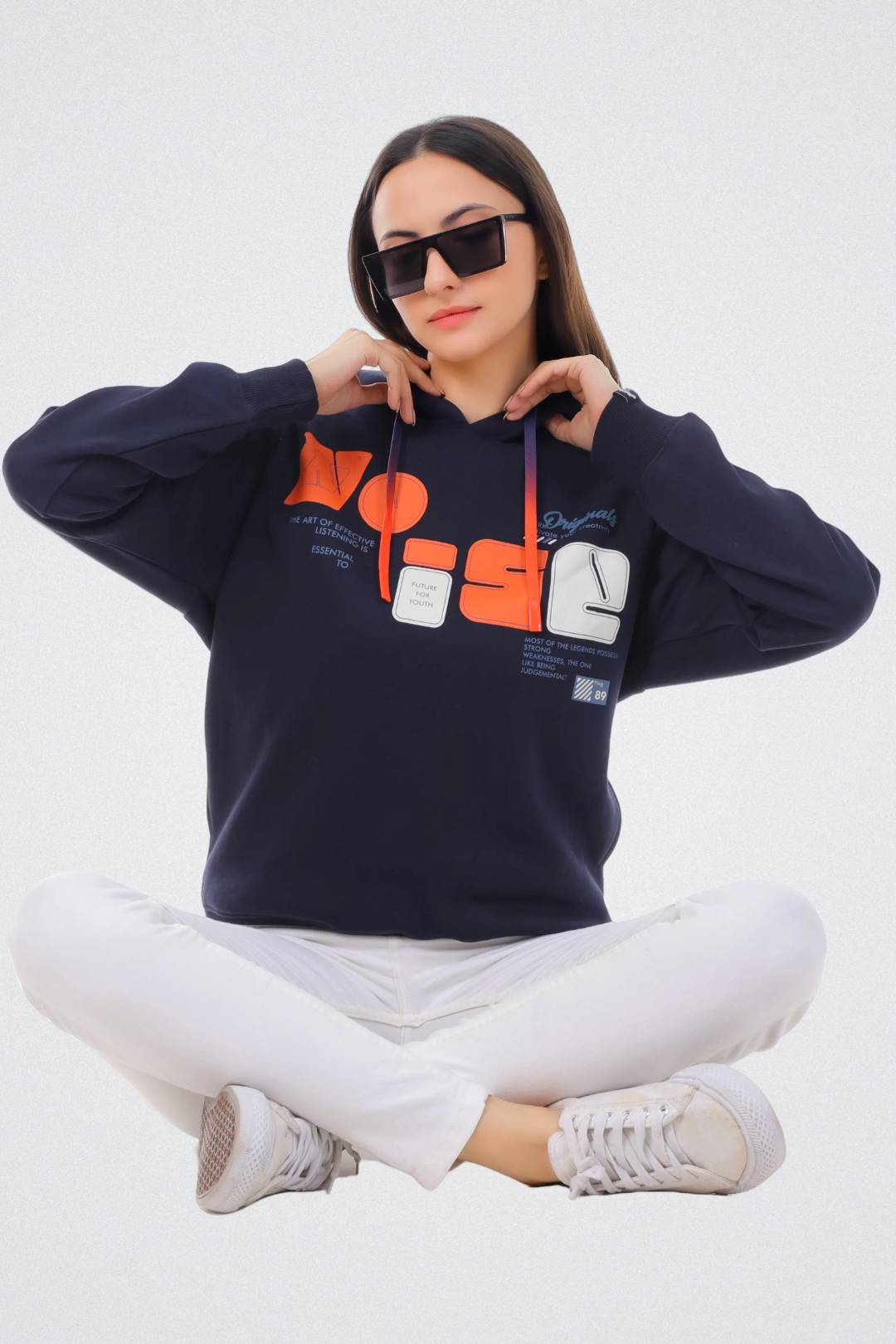 Noise Graphic Hoodie