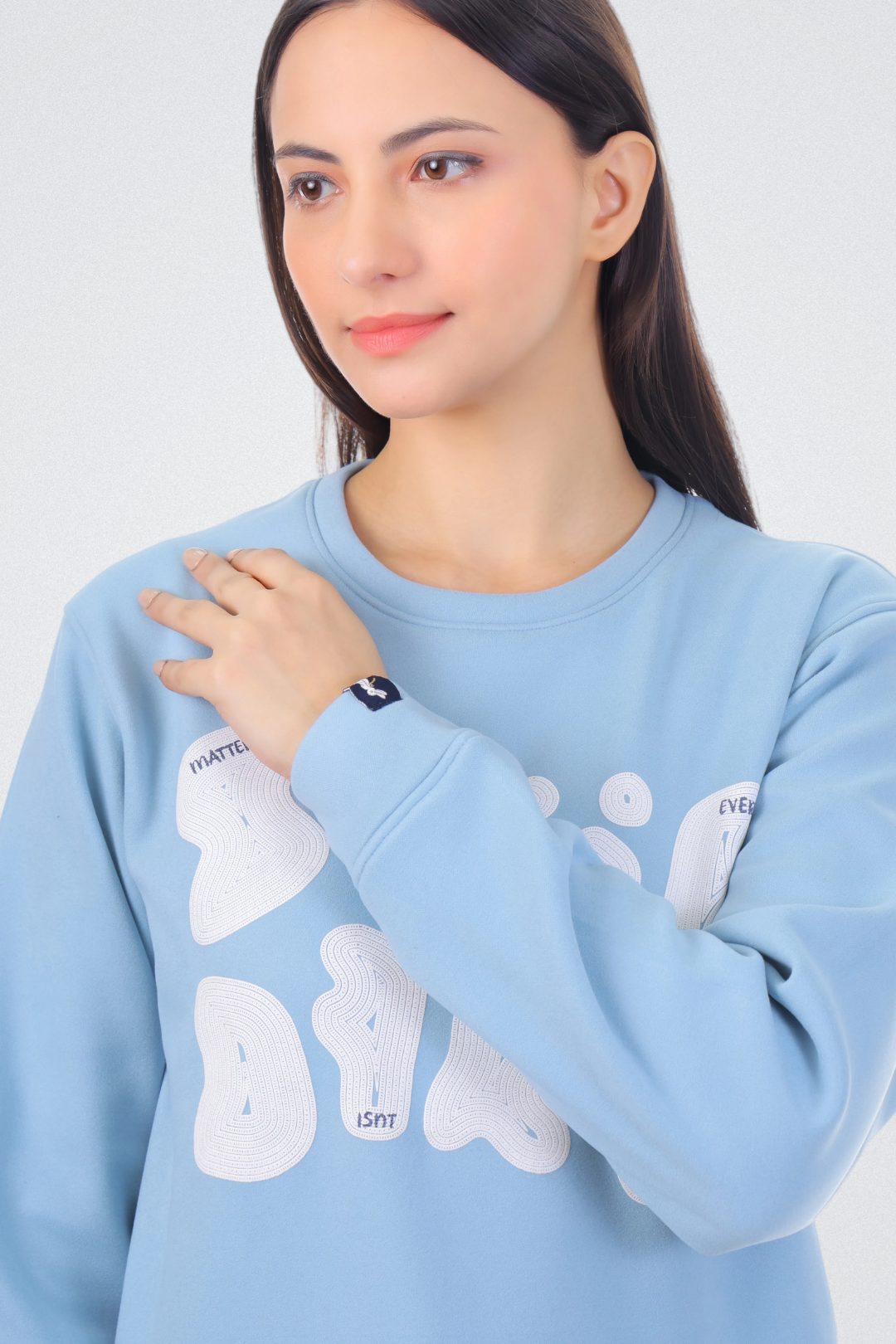 Abstract Typography Art Sweatshirt