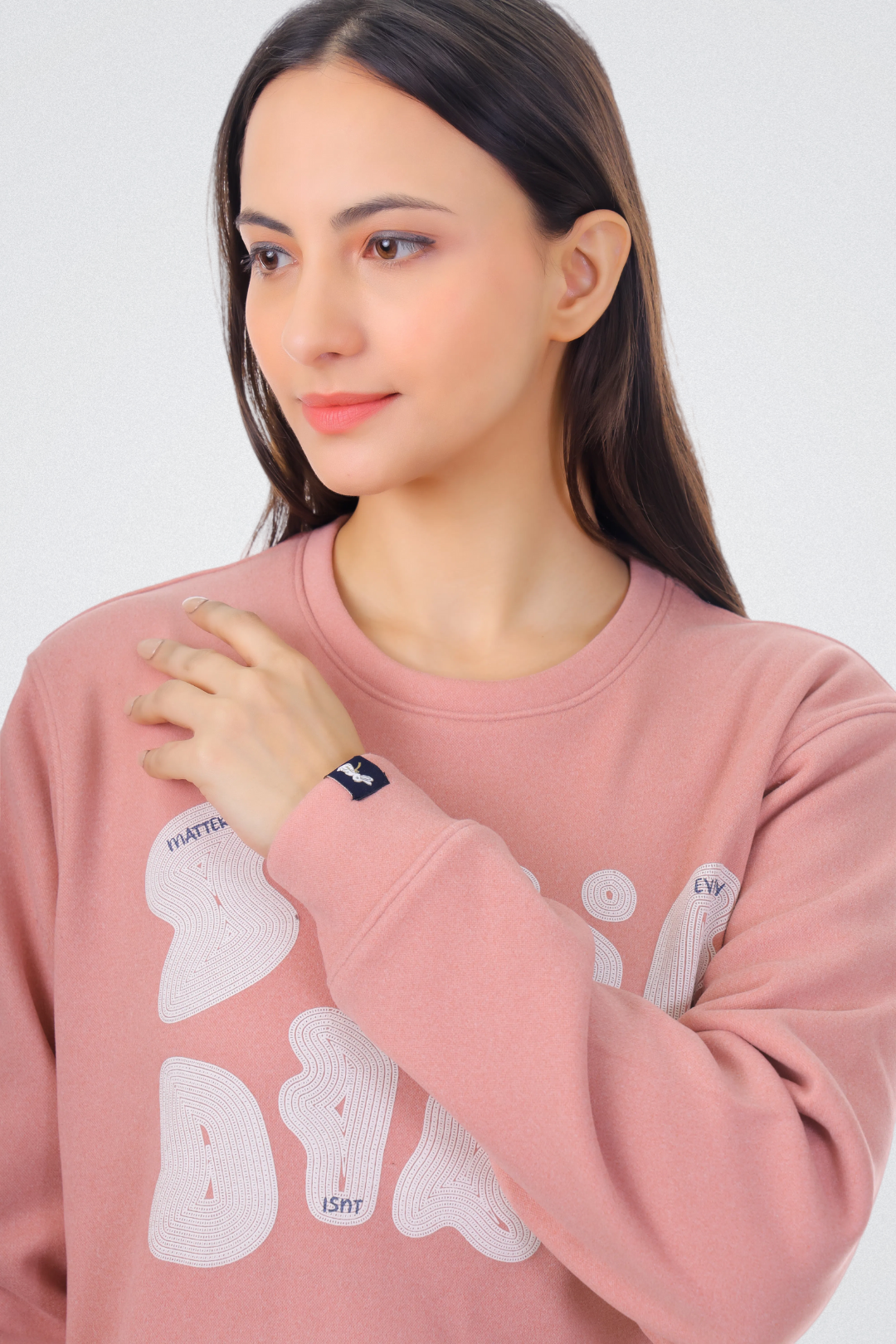 Abstract Typography Art Sweatshirt