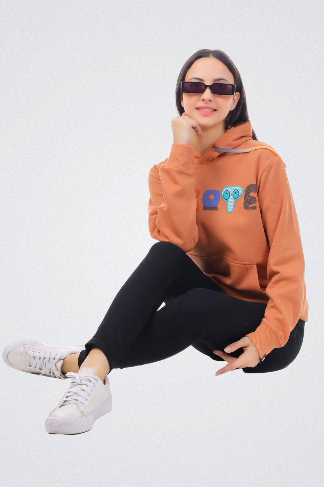 Typo Graphic Hoodie
