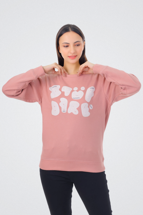 Abstract Typography Art Sweatshirt