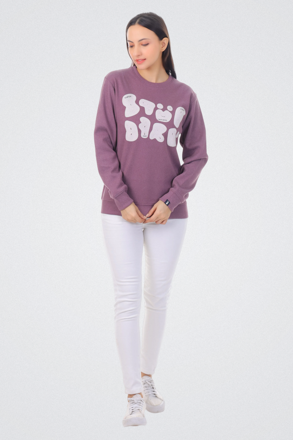 Abstract Typography Art Sweatshirt