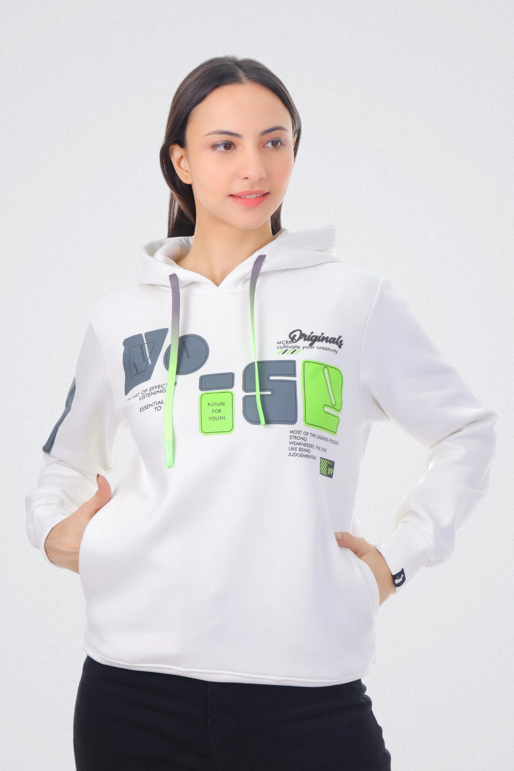 Noise Graphic Hoodie